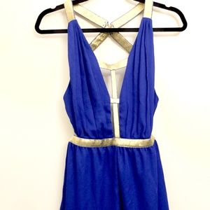 A'GACI Royal Blue Romper
